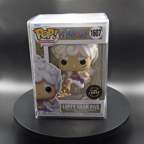 Funko Pop! One Piece Luffy Gear Five #1607 Glow Chase W/Protector