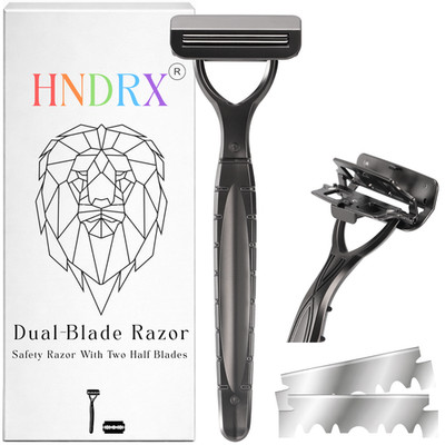 HNDRX  Rasierhobel Herren Safety Razor Damen Dual-Blade System Edelstahl