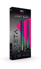 RED5 Zeta Gaming Sound Reactive LED Twin Light Bars, 18cm, Lights To Music, USB