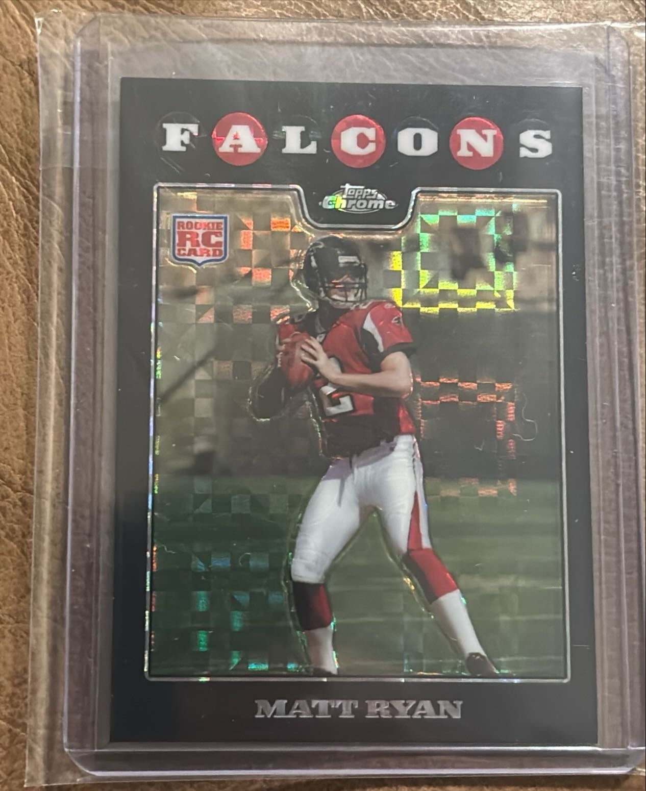 2008 Topps Chrome - Matt Ryan #TC166 Xfractor Refractor Rookie RC