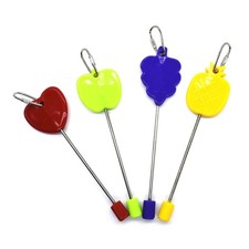 Stainless Steel Holder Fruit Skewer Bird Parrot Treating Tool