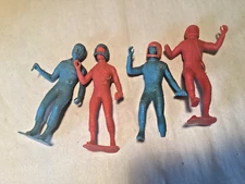Vintage Marx Tim-Mee astronaut figures