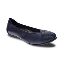 Revere Womne's Nairobi Slip-On Casual Shoe, Navy Lizard/Sapphire, Size 8M US