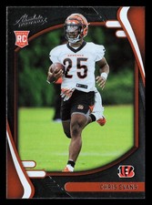 Chris Evans 2021 Panini Absolute #180 Cincinnati Bengals ROOKIE BUY10GET5FREE