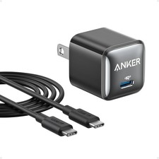 Anker USB C Charger Block, 20W PIQ 3.0 Compact Fast Charging for iPhone 17/16/15