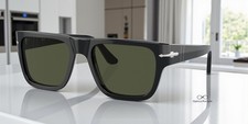 PERSOL PO3315S 95 31 Black Green 58 mm Men's Sunglasses