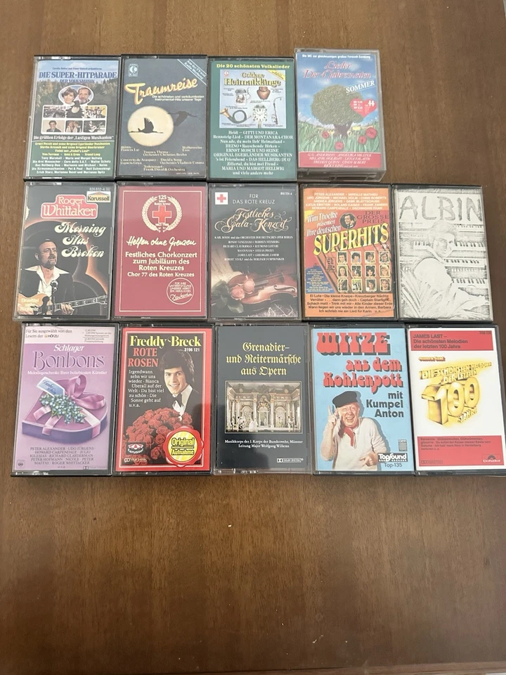 Sammlung originaler Musikkassetten 70er–90er, Schlager / Volksmusik / Panflöte - Bild 2 von 2