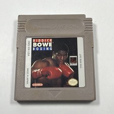 Gameboy Original Riddick Bowe Boxing Tested & Works Well