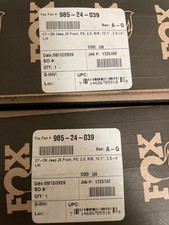 Brand New Fox 985-24-039 2.0 Front Shocks W Res For 7-18 Jeep Jk W 2.5-4 Lift