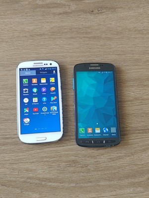 2x Samsung Smartphones   Galaxy S3 & Galaxy S4 Active   Funktionieren   Bastler