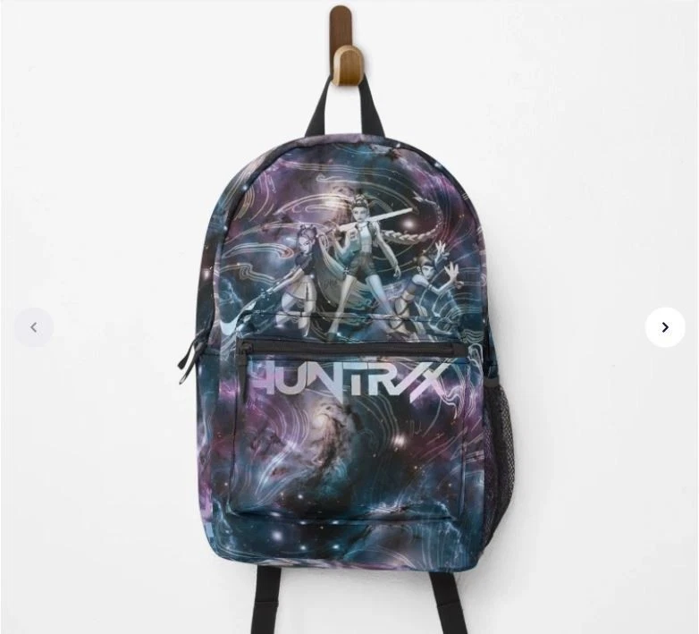 Huntrix Demon Hunters golden galaxy Backpack