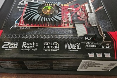 ASUS AMD Radeon R7 240 2GB PCI-E 3.0 x16 Video Card DVI HDMI VGA R7240-2GD3-L