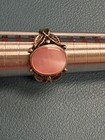 Navajo Ring .925 Silver Natural Pink Mussel SZ 5 3.7G — photo 9
