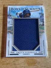 2025 Panini Boys of Summer #JPM-AN Arjun Nimmala Jumbo Prospect Materials #/99