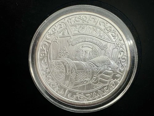 Destiny Knight # 3 - The Shield Round 2 Troy oz .999 Silver Proof Round-Capsule