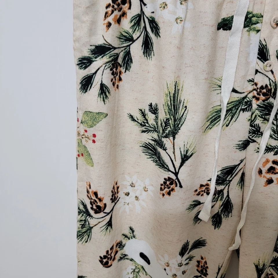 Pantalones de pijama de franela de piña floral para mujer Gilligan & O'malley PEQUEÑOS vacaciones Foto 4 de 4