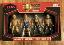 Vintage TNA GENESIS 4 Pack Kurt Angle Jeff Jarrett Sting Samoa Joe Sealed NIB