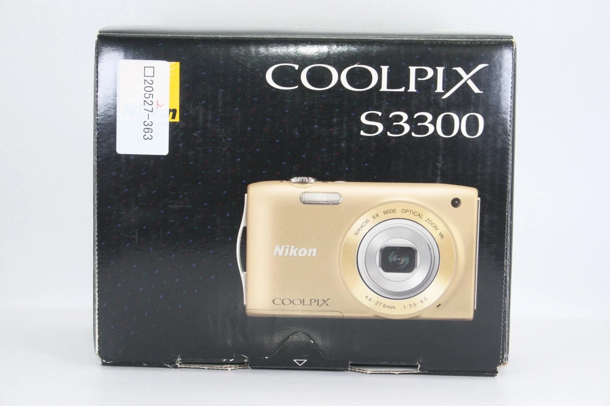 Nikon　COOLPIX S3300 ゴールド Nikon COOLPIX S3300 ゴールド Nikon COOLPIX S3300 Digital Cameras