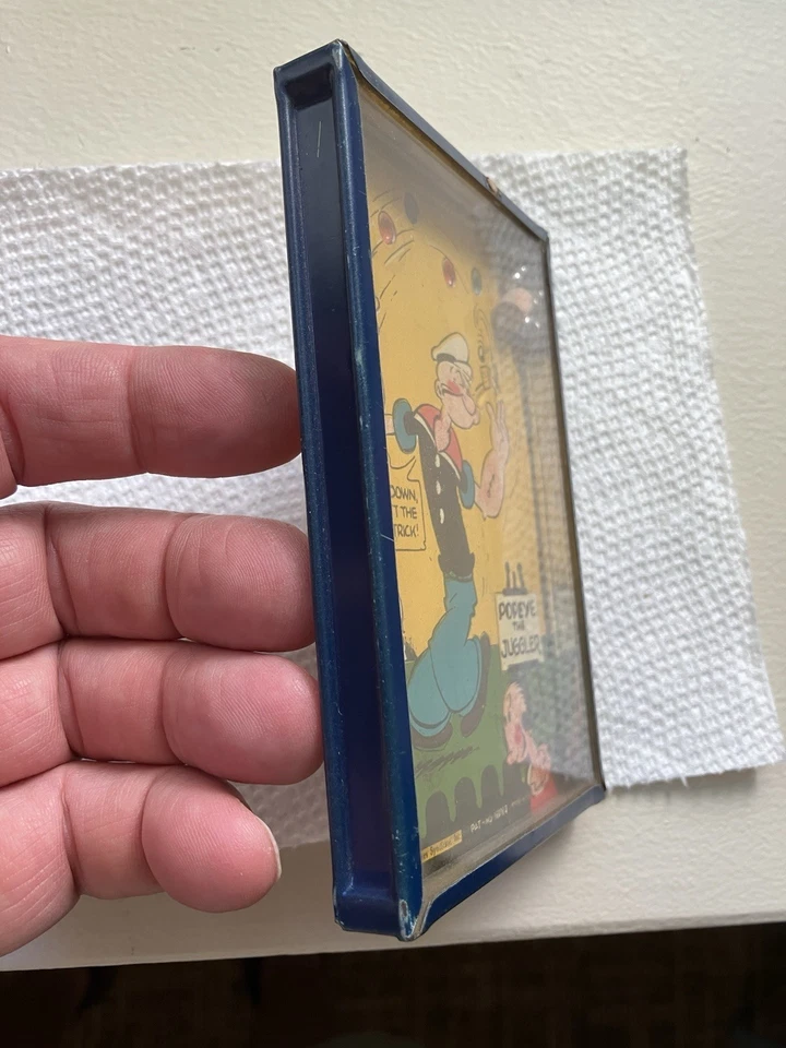 Vintage 1929 King Features Popeye the Juggler Dexterity Puzzle Game Bar Zim Toys - Image 4 of 4