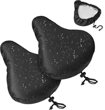 2pc Bicycle Seat Cover Waterproof Saddle Bike Rainproof Resistant Gift Dust Us
