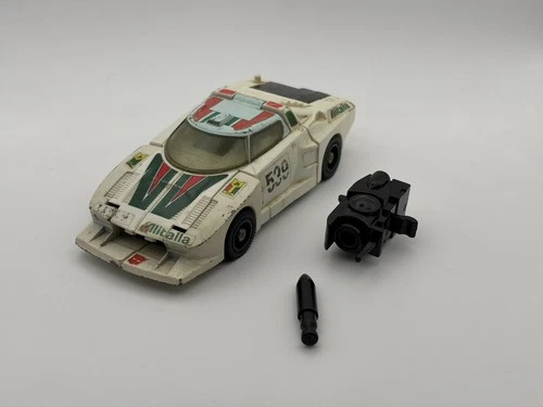 Vintage Wheeljack G1 Transformers Lancia Stratos Action Figure 1980s Hasbro