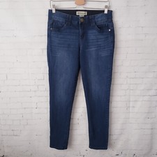 Democracy Ab Solution Skinny Jeans Size 6 Dark Wash Comfort Waist Stretch Denim