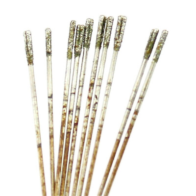 Diamond Drill Bits 1.4mm Lapidary Solid Bits Needle Coated for Jewelry 20Pcs