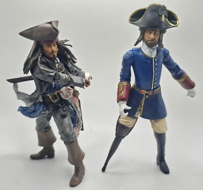 Pirates of the Carribean on Stranger Tides Jack Sparrow Barbossa Action Figures