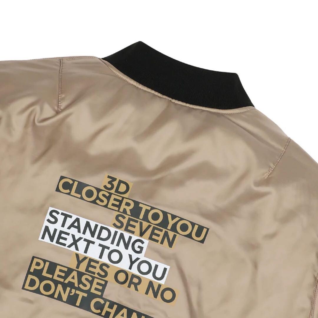 JUNGKOOK GOLDEN ボンバージャケット XL Jungkook BTS Official Golden Oversized Bomber Jacket XL No