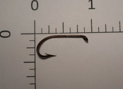 100 Mustad #5 FLY Fishing Hooks O'Shaughnessy KIRBED TD Ball Eye BRONZED 3408 D