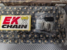 EK 530 ZVX3 120 link BLACK+GOLD Extreme X-ring Chain Made in JAPAN HARLEY BUSA