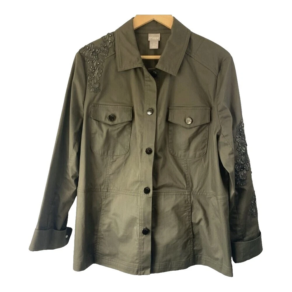 Tamaño 18 Tamaño Regular Chico's abrigos, chaquetas y chalecos para Mujeres