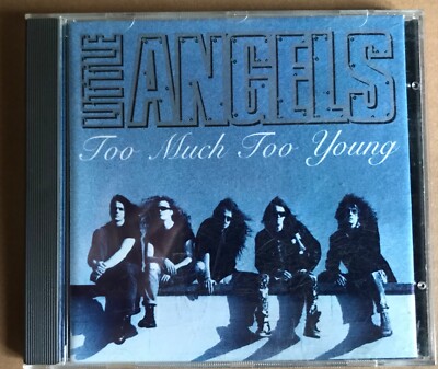 Little Angels - Too Much Too Young - UK CD Single With Poster inlay