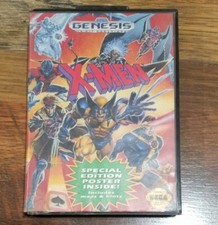 X-Men Sega Genesis, 1993 In Box Tested Working No Poster Authentic