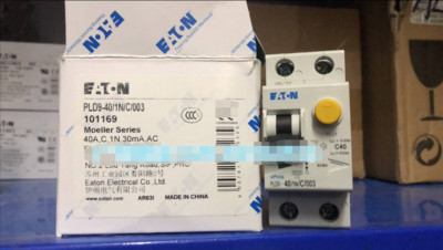 ONE NEW EATON MOELLER circuit breaker PLD9-40/1N/C/003 40A  1P+N