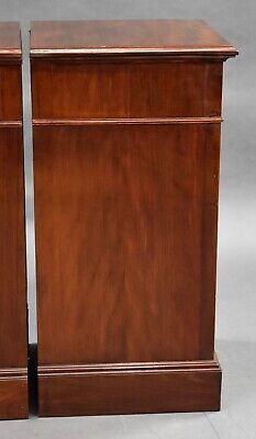 Buy Pair Of Edwardian Inlaid Mahogany Bedside Chests