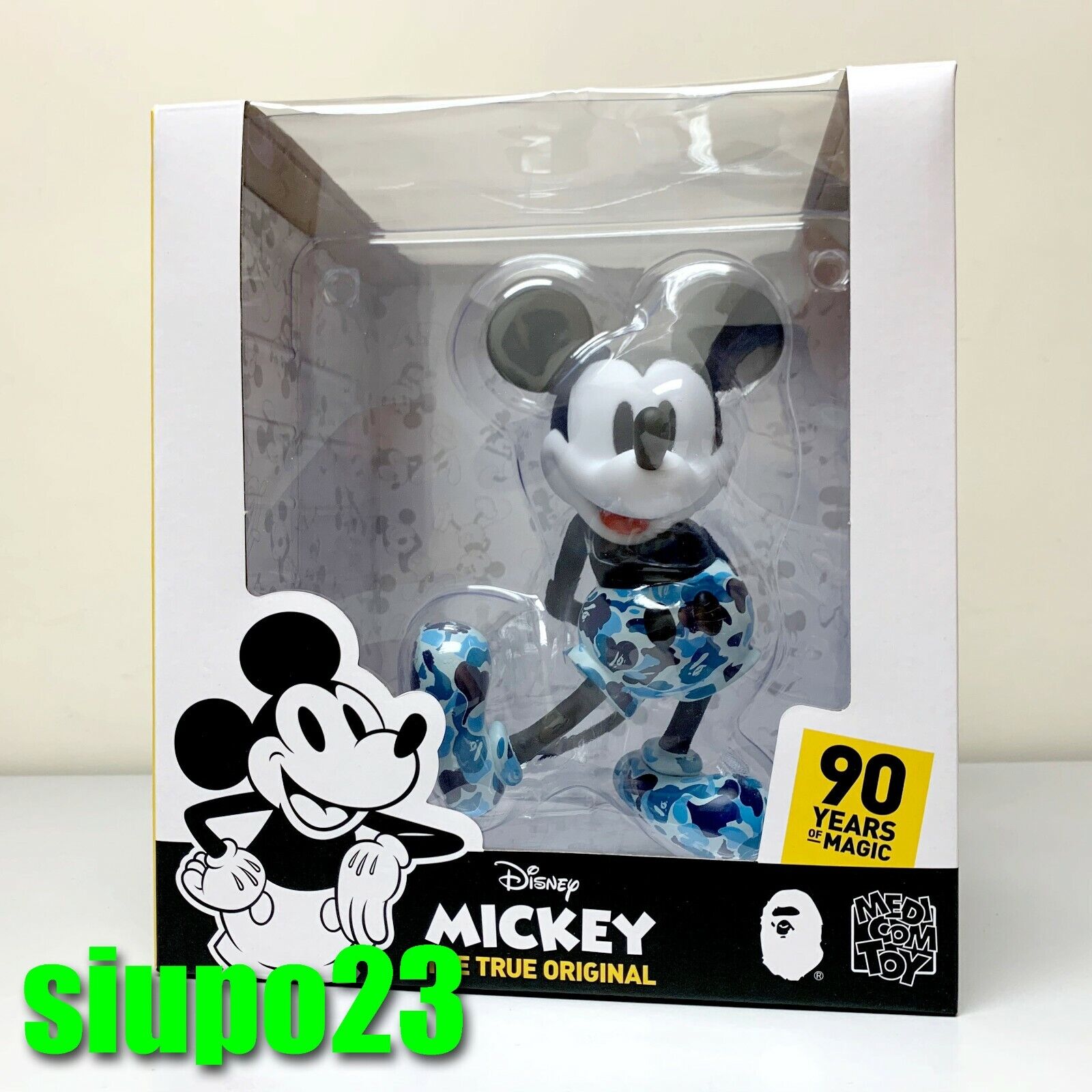 Medicom VCD A Bathing Ape Bape x Mickey Mouse Figure Full Set 3pcs