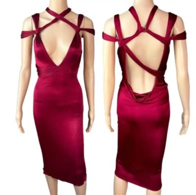 【関税込み】tom ford SILK DRESS TOM FORD 2002 Silk Slip Dress | Authentic & Vintage | ReSee