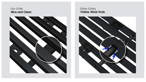 Fits 2004-2006 Nissan Maxima Stainless Black Billet Grille Grill Insert Combo - Picture 4 of 7