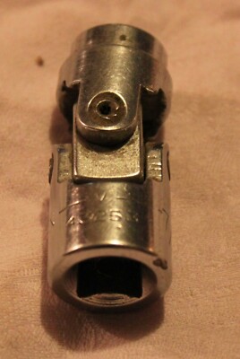 Vintage Craftsman Single -V- Series 7/16 Flex Socket 43253 3/8 Dr