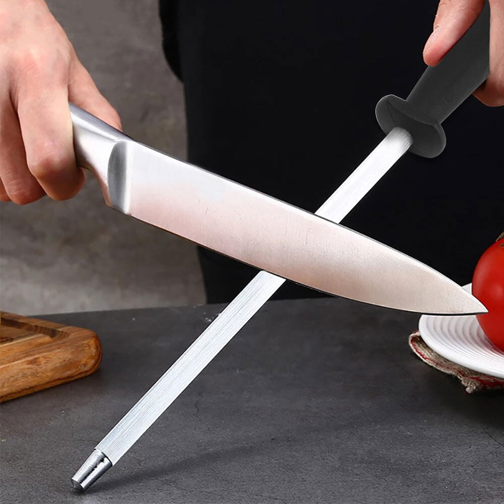 38CM Knife Sharpener Rod Knives Sharpening Steel Stone System Butchers