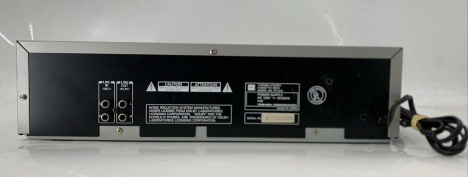Toshiba PC-G10 Cassette Deck HiFi AS-IS EB-16257 Foto 2 de 4