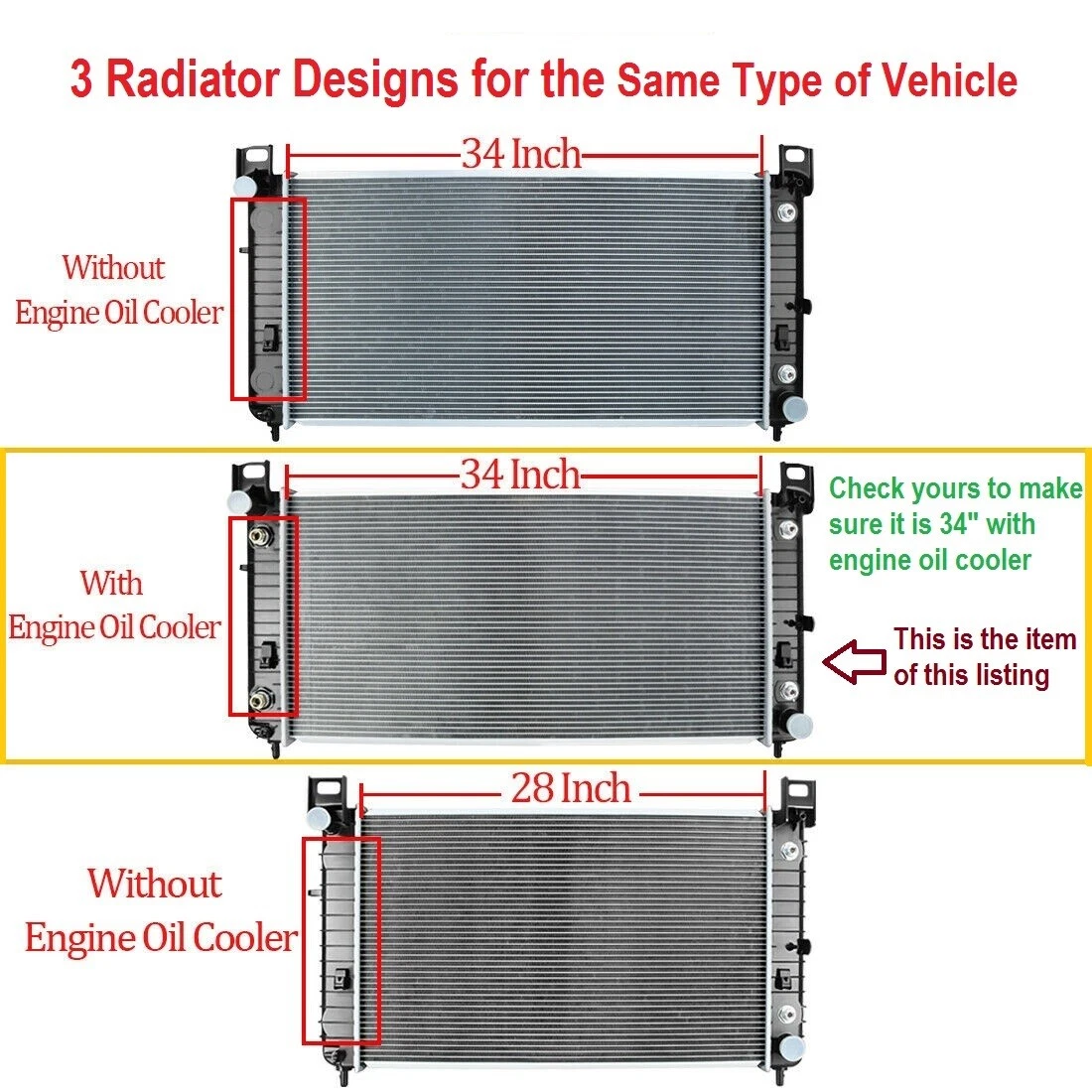 Radiator for 2010 Chevrolet Silverado 1500 34