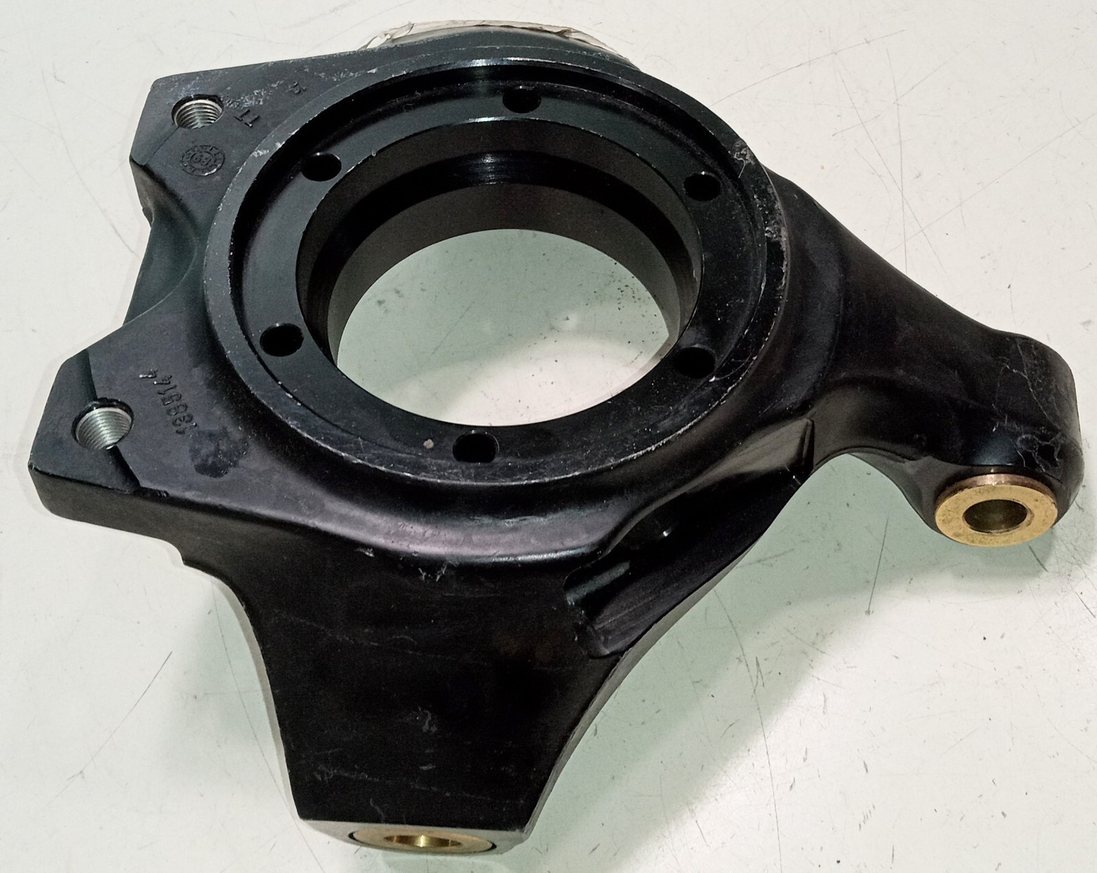 Ferrari 348 Wheel Bearing Steering Spindle Knuckle_138516_LH_Front_TB_TS_GENUINE