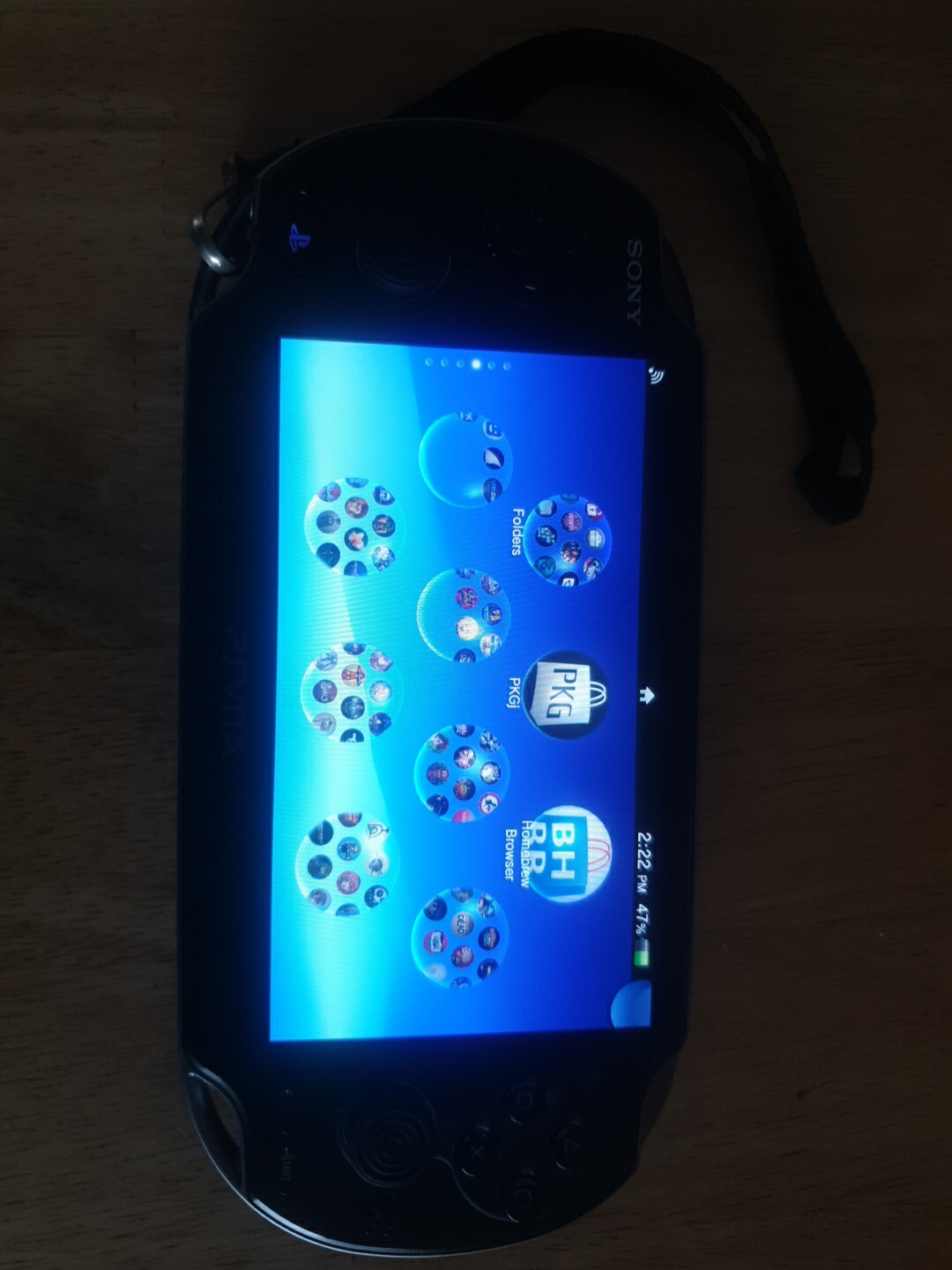 Playstation PS Vita 1000 OLED Black Used Hacked 512Gb Case Charger Free