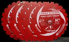 (5-PACK) Diablo D0624DA 6-1/2'' X 24 Framing Blade New DEMO DEMON Demolishion