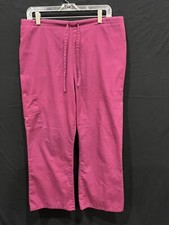 Women's Cherokee Workwear Scrub Pants Size Medium Burgundy 93643