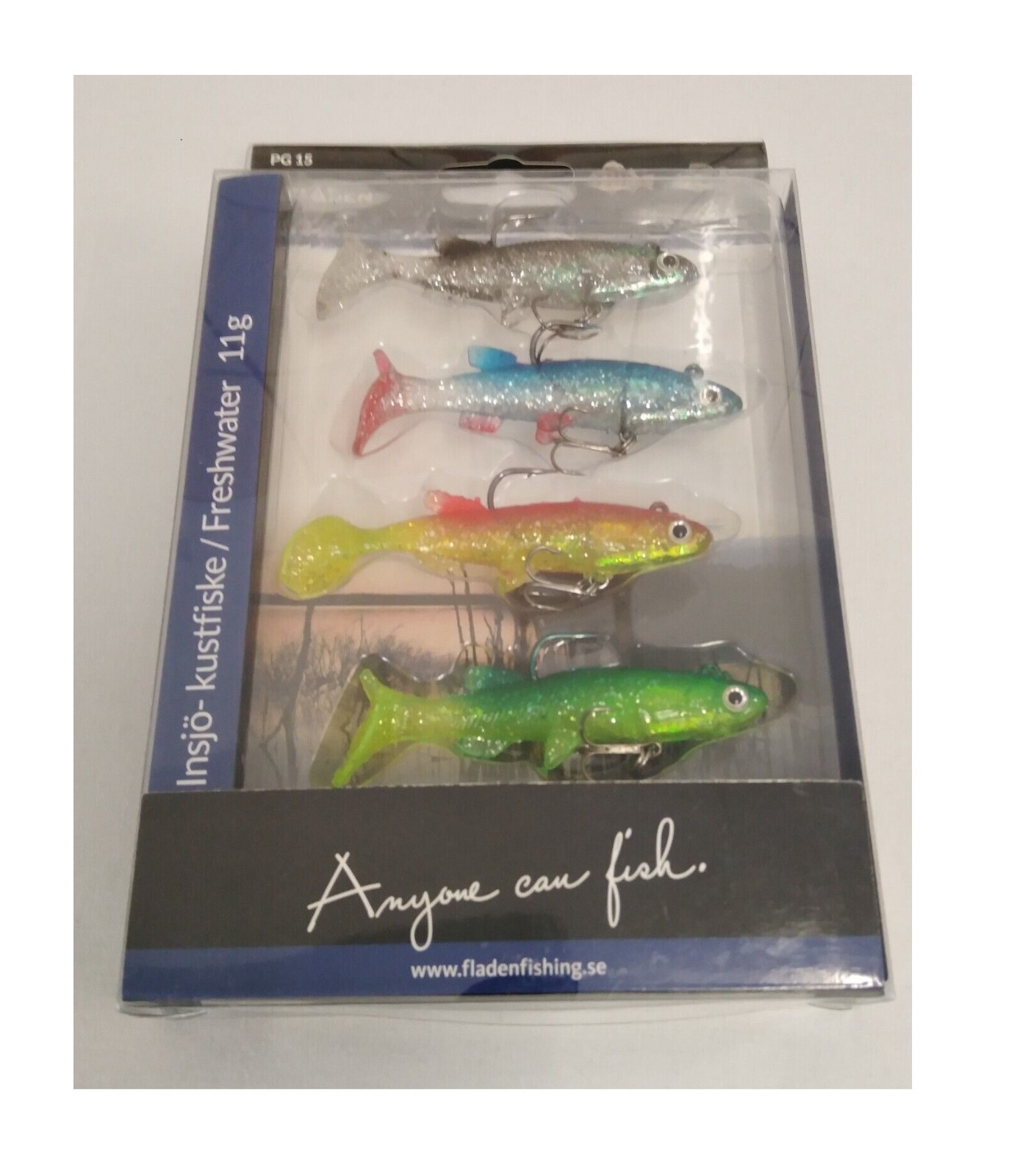 Fladen: Pike Fishing Bait Assorted Soft Lure - 11g
