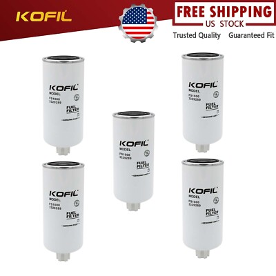 5X FS1000 Fuel Filter Water Separator For Fleetguard Cummins 3329289 2568753