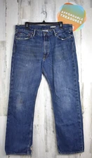 Polo Ralph Lauren Men's Rustic Distressed Blue Jeans 36x32 (41381)